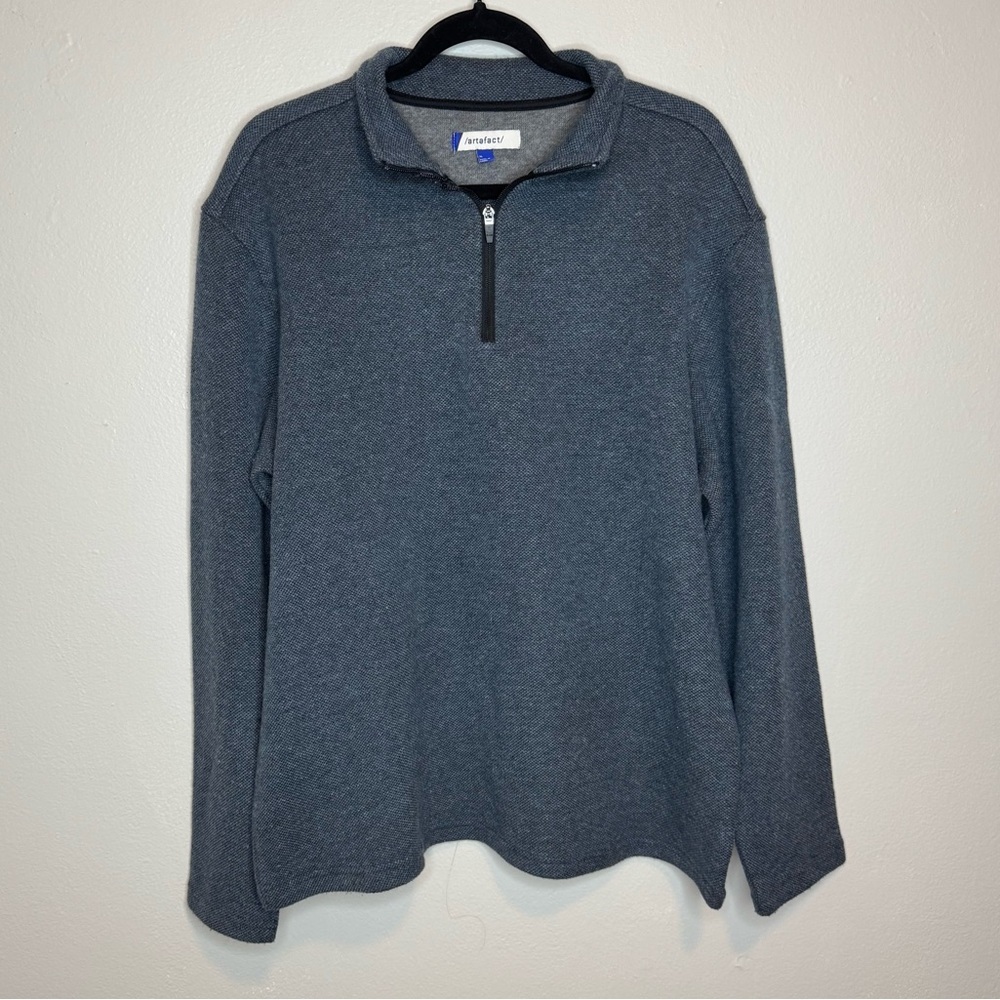 Artefact Men’s Long Sleeve Quarter Zip Navy Blue